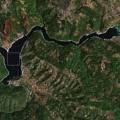 Jezero iz satelita